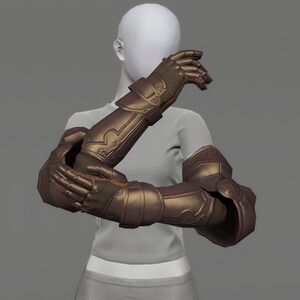 Flame Private's Gauntlets