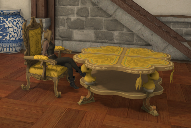 with Chocobo Chair