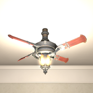 Storm Ceiling Fan & Lamp