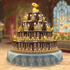 Chocobo Chocolate Cake