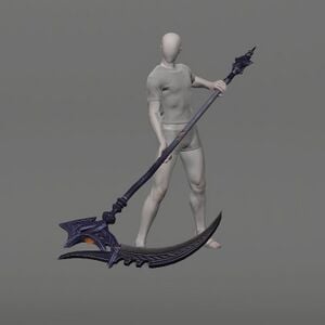 Cobalt Tungsten War Scythe