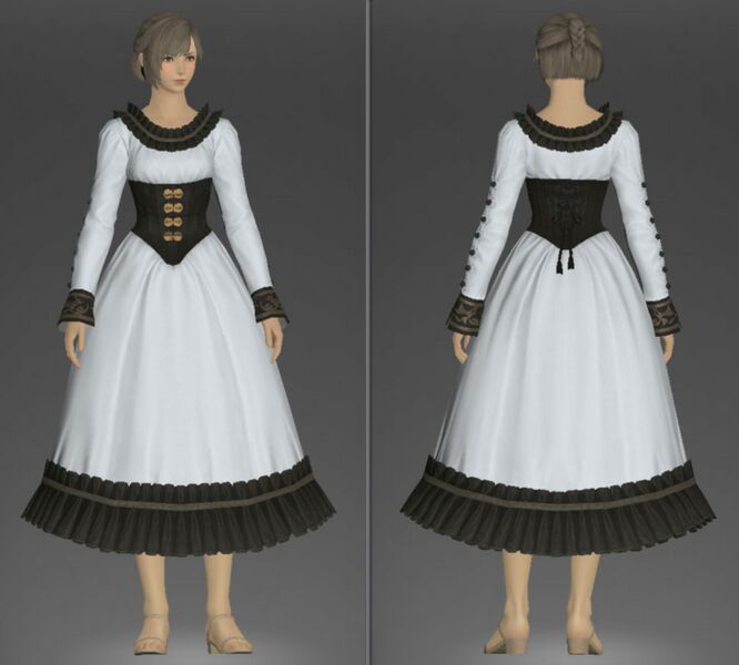 Thavnairian Wool Autumn Dress Final Fantasy XIV Online Wiki FFXIV