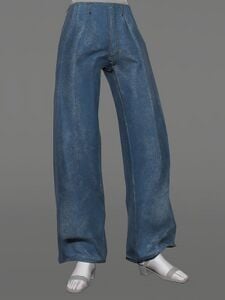 Baggy Twill Trousers