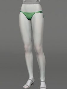 Green Summer Tanga