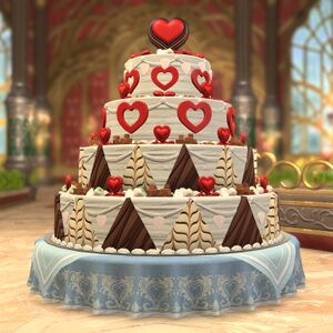 Heart Cream Cake