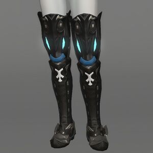 Augmented Ironworks Leg Guards of Scouting