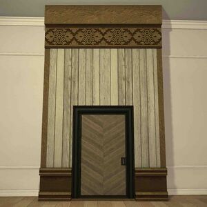 Minimalist Oasis Partition Door