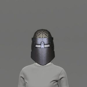 Aetherial Cobalt Chain Coif