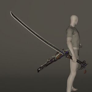 Moonward Samurai Blade