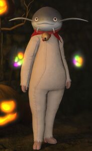 Curious Costume with a Namazu hat