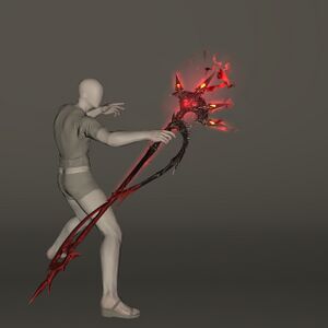 Augmented Hellhound Staff