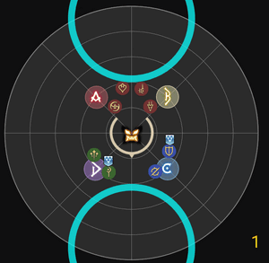 A strategy board showcasing a method to safely survive Diamond Frost