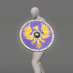 Eagle-crested Round Shield