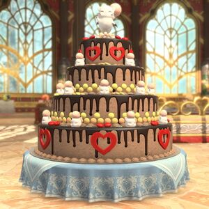 Moogle Chocolate Cake