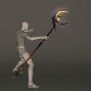 Antiquated Lunaris Rod