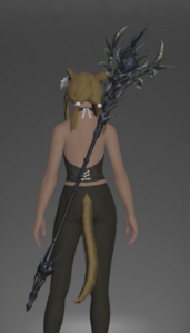 Augmented Black Willow Cane (White Mage)