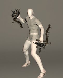 Augmented Cryptlurker's Tonfa