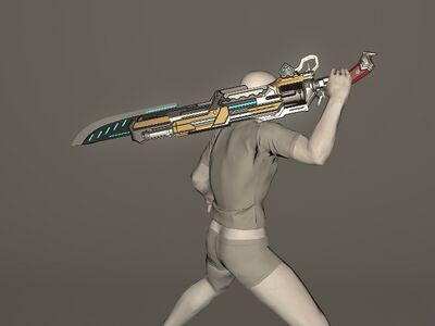 Augmented Scaevan Magitek Gunblade