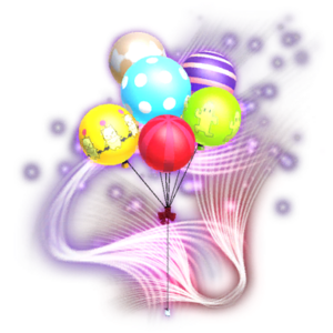 Set Of Ceruleum Balloons