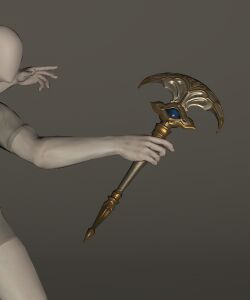 Aetherial Electrum Scepter