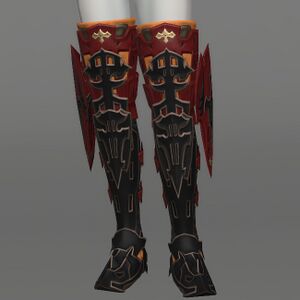 High Allagan Sabatons of Striking