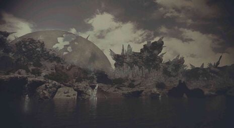 Mor Dhona seen during the game credits