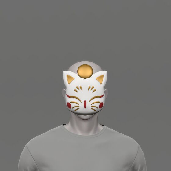 White Painted Moogle Mask - Final Fantasy XIV Online Wiki - FFXIV ...