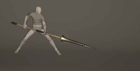 Aetherial Heavy Steel Spear
