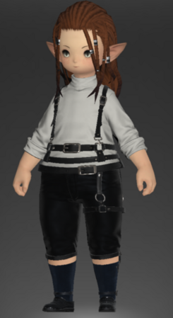 Open-back Belt-leather Harness Top