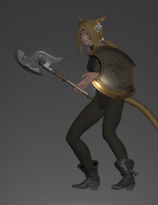 Pelta with Beast Handler's Tabar