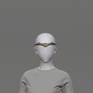 Aetherial Electrum Circlet (Turquoise)