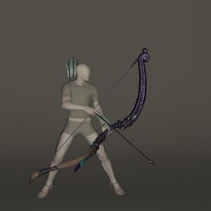 Dark Mahogany Longbow