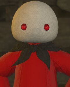 Curious Costume with a Tonberry hat