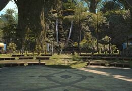 The view from the central stage