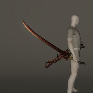 Augmented Hellfire Katana