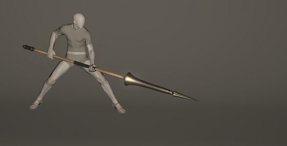 Heavy Steel Lance
