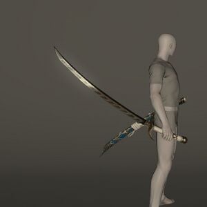 Seiryu's Rippled Katana