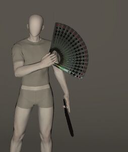 Ruthenium Folding Fans