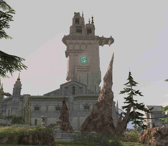 The back of the Cenotaph