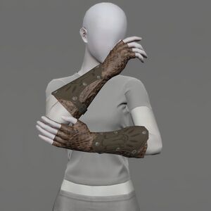 Fingerless Peisteskin Gloves of Gathering