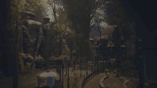 Old Gridania seen during the game credits