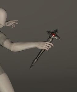 Aetherial Silver Scepter