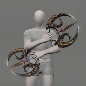 Matte Replica Majestic Manderville Chakrams