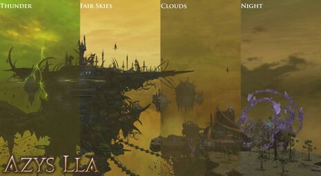 Weather conditions seen in Azys Lla