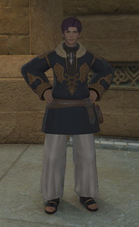 Picot in casual attire