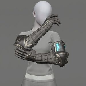 Augmented Ironworks Armguards of Striking