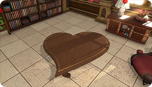 Valentione's Heart Desk