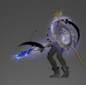 Shield with Byakko's Enspirited Stone Sword