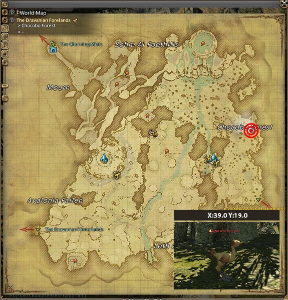 Wild Chocobo Final Fantasy XIV Online Wiki FFXIV / FF14 Online
