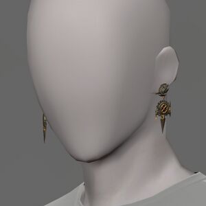 Prototype Gordian Earrings of Aiming